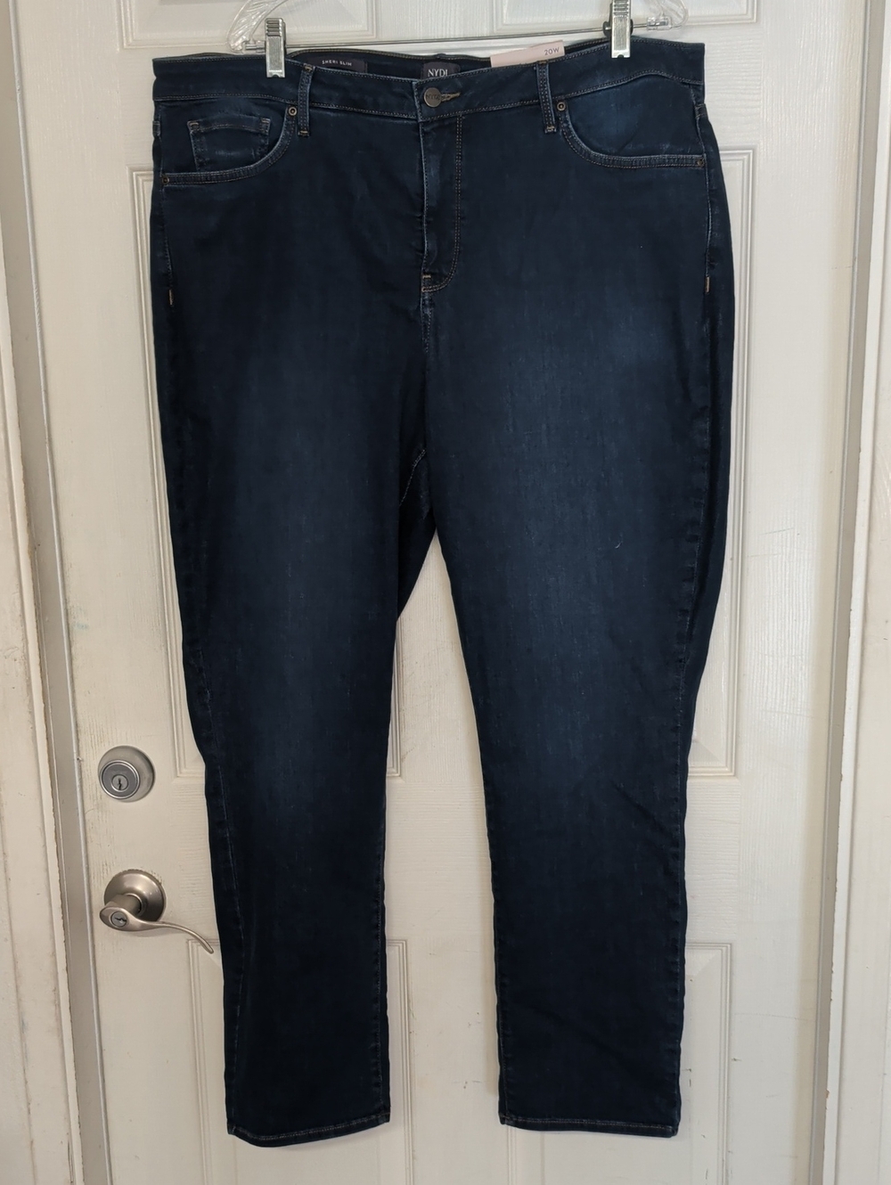 NYDJ Sheri Slim Jeans Women 20 W New NWT Denim